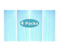 Allgala BD52560 - Cortinas metálicas (3,3 x 8,2 pies, 1 x 2,5 m), color azul