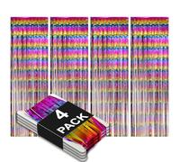 Allgala BD52600 - Cortinas metálicas para fiesta (3,3 x 9,8 pies)