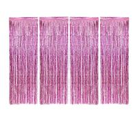 Allgala BD52609 - Cortinas metálicas para fiesta (3,3 x 9,8 pies)