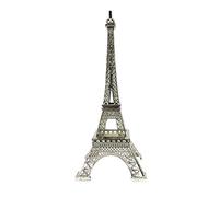 Allgala Estatua De La Torre Eiffel Decoración De Aleación De Metal Y Tamaño (07 ", Plata)