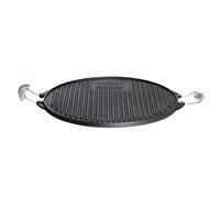 All'Grill Plancha/Parrilla De Hierro Fundido Ø 42 Cm Con Mangos Extraíbles