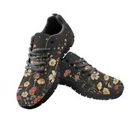 Allhaitong Zapatillas de correr para hombre, cómodas, ligeras, atléticas, para correr, gimnasio, tenis, zapatos antideslizantes, Flores de hongo, 42 1/3 EU