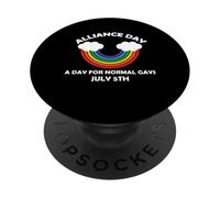 #Allianceday New Day si eres un día normal de alianza gay PopSockets PopGrip Adhesivo