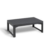 Allibert Mesa de Jardín Grafito Mesita Mesilla Mueble Auxiliar Patio Exterior