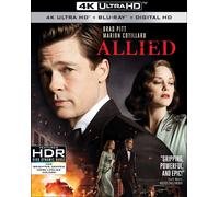 Allied (4K UHD + Blu-ray + Digital) (4K UHD Blu-ray) Brad Pitt (Importación USA)
