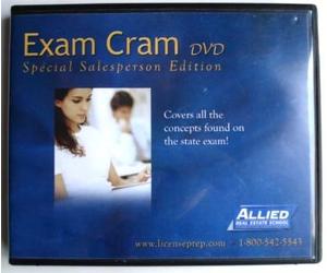 Allied California Real Estate School: EXAM CRAM DVD, Special Salesperson Edition [4-DVD set]