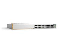 Allied Telesis AT-x530-28GPXm-50 | 20-Port 10/100/1000T and 4-Port 100M/1/2.5/5G PoE+, 4 SFP+ Ports, Stackable, Dual Fixed PSU