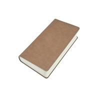 Allieryaz Weeks Notebook - Tomoe River Paper 52gsm, 1000 Pages (500 Sheets), 3.7mm Grid Journal, 95 × 188 mm (3.8 × 7.4”), Fountain Pen Friendly, Includes Clear Cover
