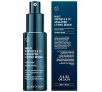 Allies of Skin Multi Peptides & GF Advanced Lifting Serum with 3% sh-Oligopeptide-1 (Growth Factor) Complex, 9% Lifting Peptide Complex, MSM, Copper Lysinate, Phospholipids & Glycolipids. 30 ml/ 1 oz