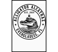 Alligator Alcatraz Parody Notebook: College Ruled - 110 Lined Pages for Journaling, Writing, and Daily Notes - Compact 6x9" Size with Glossy Cover