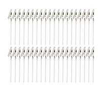 Alligator Clips For Crafts - 40 Pieces Long Tailed Metal Clamp Photo Clips On Stick 6 Inch 150mm DIY Card Holder Clip For Notes Postcards Displays Office Graduation