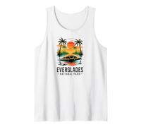 Alligator Florida Sunset Everglades National Park Adventure Camiseta sin Mangas