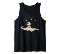 Alligator Kids Adventure, Bonito Libro de Cuentos de Reptiles, Arte pantanoso Camiseta sin Mangas