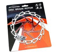 Alligator Rotor de freno de disco de corte de viento ligero, rojo, 160 mm