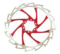 Alligator Rotor de freno de disco de corte de viento ligero, rojo, 180 mm