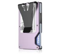 ALLILUYAA Cartera Tarjetero Hombre,Carteira Homens,Tarjetero Hombre con Bloqueo RFID para Tarjetas de CréDito,Fronttasche GeldböRsen für MäNner HäLt 12 Karten Plus Bargeld(Rosa)