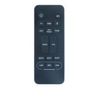 Allimity RC-1236 Reemplazo Control Remoto Ajuste para Denon Sound Bar DHT-S216 DHT-S216H