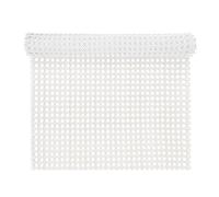 ALLINKIT Rollo de ratán blanco de 16 pulgadas x 3.3 pies, rollo de cincha de caña de ratán de plástico, material de tela, rollo de ratán tejido para muebles, sillas, gabinetes, techos