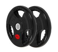 ALLinLIFE Discos Pesas, 2.5/5/7.5/10/15/20kg, Discos Mancuernas de Hierro Fundido Ø30/50mm, Antideslizante/Impermeable, Discos de Pesas Metálicas para Barras Olimpicos (Ø30mm-5kg*2)