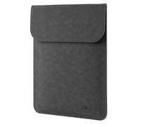 Allinside Funda para portátil de 13" para MacBook Neo A18 Pro/MacBook Air 13" (2018-2026) / MacBook Pro 13" (2016-2022), Funda Vertical de Cuero PU de Gamuza Impermeable para Laptop, Negro