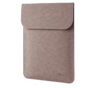 Allinside Funda para portátil de 13" para MacBook Neo A18 Pro/MacBook Air 13" (2018-2026) / MacBook Pro 13" (2016-2022), Funda Vertical de Cuero PU de Gamuza Impermeable para Laptop, Rosa