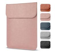 Allinside Funda Vertical para portátil de 13", Compatible con MacBook Neo A18 Pro/MacBook Air 13 2018-2026 / MacBook Pro 13 2016-2022, Funda Protectora Impermeable de Cuero PU, Rosa