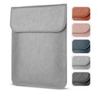 Allinside Funda Vertical para portátil de 13", Compatible con MacBook Neo A18 Pro/MacBook Air 13 2018-2026 / MacBook Pro 13 2016-2022, Funda Protectora Impermeable de Cuero PU, Gris