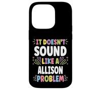 Allison Personalized Women's Gift Custom Allison Carcasa para iPhone 14 Pro