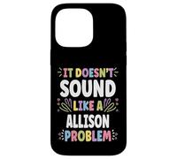 Allison Personalized Women's Gift Custom Allison Carcasa para iPhone 14 Pro MAX