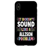 Allison Personalized Women's Gift Custom Allison Carcasa para iPhone XS MAX
