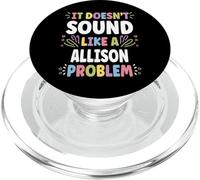 Allison Personalized Women's Gift Custom Allison PopSockets PopGrip para MagSafe