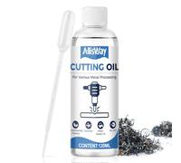 AllisWay Aceite de Corte, Aceite de corte de Alto Rendimiento para Metales,aceite para Cortes Todos los Metales para Taladrar, Tornear, Fresar, Cortar o Punzonar Todo Tipo de metales, 120 Ml