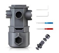 Allisway Aireador Grifo Giratorio, Llave Aireadora de Grifo, Llave para Grifos de Fregadero, Viene con un Destornillador, Herramienta Multifunción 16 en 1 para Quitar el Grifo