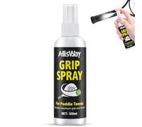 AllisWay Grip Spray, Spray Anideslizante Padel, Grip Pole Dance, Adecuado para Pala de Padel, Guantes de Portero, Equipamiento de Fitness, Mejora Agarre de Raqueta y Fricción, 120 ml
