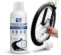 AllisWay Liquido Tubeless, Liquido Antipinchazos Bicicleta, Liquido Tubeless MTB, Liquido Antipinchazos Duradero, Sella Grietas de Menos de 6 mm para Bicicletas de Montaña y de Carretera, 100ml