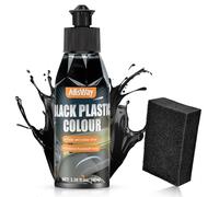 Allisway Renovador Plasticos Coche, Restaurador de Plasticos Coche, Reparador Arañazos Plastico, Deep Care, Previene la Decoloración y Ofrece Protección Duradera, 100 ml