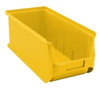 Allit 456292 - Caja de almacenaje apilable (125 x 150 x 320 mm, 1 unidad), color amarillo
