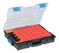 allit EuroPlus Pro 454250 - Maletín para piezas pequeñas (con clips de conexión, cajas extraíbles y tapa resistente a los impactos, EuroPlus Pro >K< 44/36, con 36 compartimentos, dispositivo de