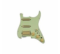 alljita Interruptor multifunción cargado precableado Inicio Golpeador Amarillo Humbucker Alnico 5 Arnés de cableado Push-Pull Single Cut