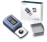 ALLmeter 0.01g/0-5.00g Medidor de Escala de Fuerza de Aguja para Tocadisco, Medidor de Fuerza Digital con Retroiluminación LCD no Magnético para MM/MC/MI Cartucho Brazo de Tocadiscos Fono