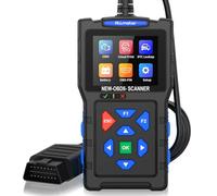 ALLmeter Dispositivo de diagnóstico OBD2, dispositivo de diagnóstico, coche con pantalla TFT de 2,8 pulgadas, 9 protocolos, más de 50,000 códigos de error, prueba de batería, impresión en la nube y 13