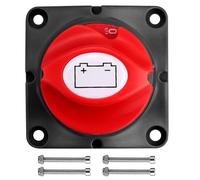 ALLmeter Interruptor principal de batería de 275 A, 12 V, 12 V, resistente al agua, IP45, para coche, caravana, barco, camión, tractor, 12 - 48 V CC