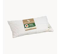 allnatura Hevea-Plus Almohada cervical 40 x 80 cm - Sistema ortopédico de 2 cámaras de 100% caucho natural - Altura ajustable y aire acondicionado para dormir de lado y espalda