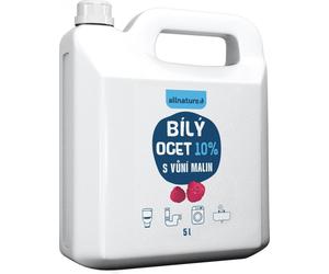 Allnature Vinagre blanco 10% con aroma de frambuesa 5000 ml
