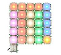 Allnet 124344 lámpara led azul, verde, naranja, rojo, blanco cálido,