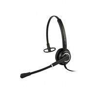 ALLNET 6612-7.1P Monoaural Diadema Negro Auricular con micrófono - Auriculares con micrófono (Monoaural, Diadema, Negro, Alámbrico, Supraaural)