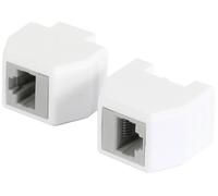 AllNet ALL-RJ45-Magnet RJ45 - Acoplamiento de Seguridad (Conector Hembra de Descarga, Compatible con PoE, hasta 10 Gbit, 193972, Recto, 1 Unidad), Color Blanco
