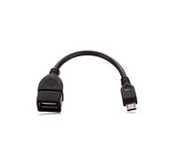 Allnet USB_OTG_TYPA_Micro Cable USB 0,1 m Micro-USB A USB A Negro - Cables USB (0,1 m, Micro-USB A, USB A, 2.0, Macho Connector/Female Connector, Negro)