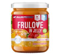 ALLNUTRITION Mermelada sin Azúcar - Frulove en Gelatina de Mango y Fresa - Frutas en Gelatina Muy Bajas en Carbohidratos - 80% Gelatina de Frutas para Untar Bajas en Calorías - Vegano - 500 G