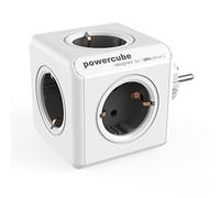 Allocacoc 1100GY/DEORPC PowerCube Original - Regleta de 5 tomas de corriente, Color Gris, 250 V, Oscuro